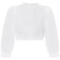 Dirndlbluse ELLEN ~ ~ weiß