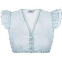 Dirndlbluse EILEEN ~ ~ hellblau