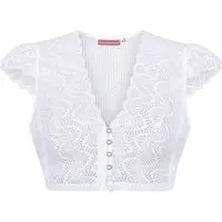 Dirndlbluse MIRIAM ~ weiß