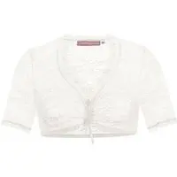Dirndlbluse Spitze creme Stretch Marlen 015175