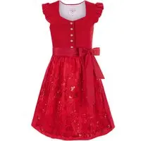Kinderdirndl RONJA ~ ~ rot