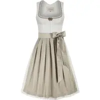 Brautdirndl midi 70 cm creme champagner Murielle 016104