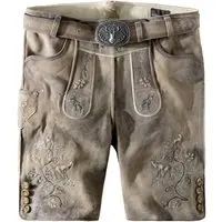 Trachtenlederhose Konstantin (sand gespeckt, ) von Stockerpoint Classics für Herren, Lederhosen, % Leder