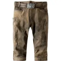 Trachtenlederhose Siggi2 (wood gespeckt, ) von Stockerpoint Classics für Herren, Lederhosen, % echt Leder