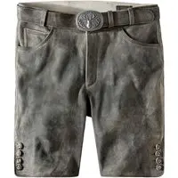 Trachtenlederhose Luka (granit gespeckt, ) von Stockerpoint Classics für Herren, Lederhosen, % Leder