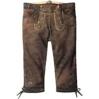 Trachtenlederhose Suzan (stein geäscht, ) von Stockerpoint Heimatgwand für Damen, Hosen, % echt Leder