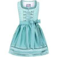 Kinderdirndl Babsi (türkis, ) von Stockerpoint Trachtenkids für Unisex, % Baumwolle