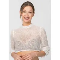 Dirndlbluse Cleo (weiss, ) von Stockerpoint für Damen, Oberteile, % Polyamid, % Elastan