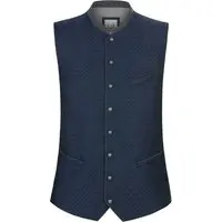 Trachtenweste Romeo (blau, ) von Stockerpoint Classics für Herren, Oberteile, % Polyamid, % Baumwolle, % Viskose, % Wolle
