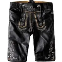 Trachtenlederhose Roxanne (black nappa, ) von Stockerpoint Heimatgwand für Damen, Hosen, % echt Leder