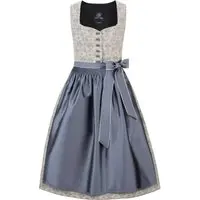 Dirndl Rosemarie (rauchblau, ) von Stockerpoint Heimatgwand Premium für Damen, % Baumwolle, % Leinen, % Viskose