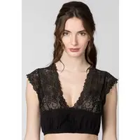 Dirndlbluse Aveline (schwarz, ) von Stockerpoint für Damen, Oberteile, % Baumwolle, % Polyester, % Polyamid