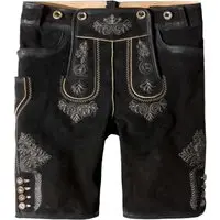 Trachtenlederhose Beppo4 (schwarz gespeckt, ) von Stockerpoint Classics für Herren, Lederhosen, % Leder