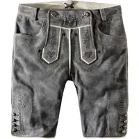 Trachtenlederhose Antonia (granit gespeckt, ) von Stockerpoint Heimatgwand für Damen, Hosen, % Leder