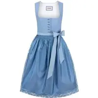 Dirndl Anke (blau, ) von Stockerpoint Heimatgwand für Damen, % Leinen, % Baumwolle