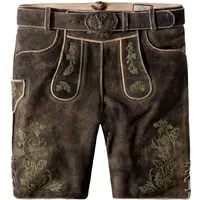 Trachtenlederhose Edgar (sepia raw, ) von Stockerpoint Classics für Herren, Lederhosen, % Echtleder