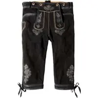 Trachtenlederhose Justin4 (schwarz gespeckt, ) von Stockerpoint Classics für Herren, Lederhosen, % Echtleder