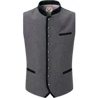 Trachtenweste Alonso (grau-forest, ) von Stockerpoint Classics für Herren, Oberteile, % Wolle, % Viskose, % Polyester
