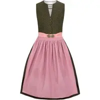 Dirndl Luana (olive, ) von Stockerpoint Heimatgwand für Damen, % Baumwolle