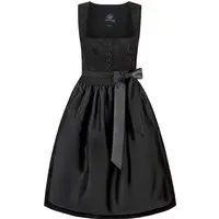 Dirndl Marlene (schwarz, ) von Stockerpoint Heimatgwand Premium für Damen, % Viskose, % Leinen, % Baumwolle