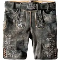 Trachtenlederhose Bastian (grau gespeckt, ) von Stockerpoint Classics für Herren, Lederhosen, % echt Leder