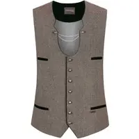 Trachtenweste Salerio (kiesel, ) von Stockerpoint Classics für Herren, Oberteile, % Wolle, % Viskose, % Polyester