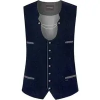 Trachtenweste Salerio (blau, ) von Stockerpoint Classics für Herren, Oberteile, % Wolle, % Viskose, % Polyester
