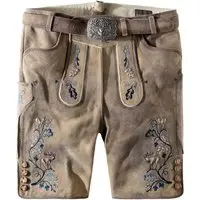 Trachtenlederhose Herbert (sand gespeckt, ) von Stockerpoint Classics für Herren, Lederhosen, % Ziegenleder