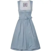 Dirndl LANGDORF (65 cm) ~ ~ blau, grau