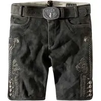 Trachtenlederhose Ronny (graphit gespeckt, ) von Stockerpoint Classics für Herren, Lederhosen, % Leder