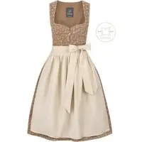 Dirndl Charlotte (gold, ) von Stockerpoint Bergfeuer Couture für Damen, % Polyester, % Baumwolle, % Silberfaden, % Elasthan