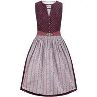 Dirndl Heidi (bordeaux, ) von Stockerpoint Heimatgwand für Damen, % Baumwolle