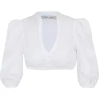 Dirndlbluse AMARIEL ~ weiß