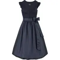 Dirndl AMARENA (70 cm) aus Leinen ~ ~ dunkelblau