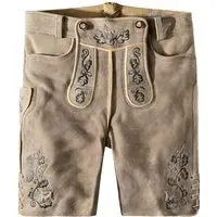 Säm. gegerb. Lederhose Tobias (oid stein-grau, ) von Stockerpoint Bergfeuer für Herren, Lederhosen, % sämisch gegerbtes Leder