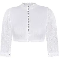 Dirndlbluse CLAIRE ~ ~ weiß