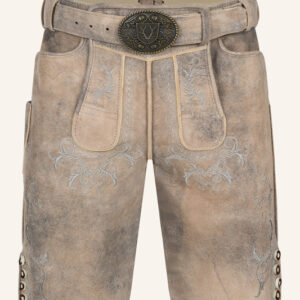 Lederhose Delio mit Gürtel
