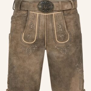 Lederhose Weston mit Gürtel