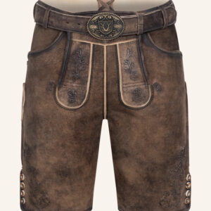 Lederhose Aelion mit Gürtel