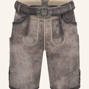 Lederhose Zephar mit Gürtel