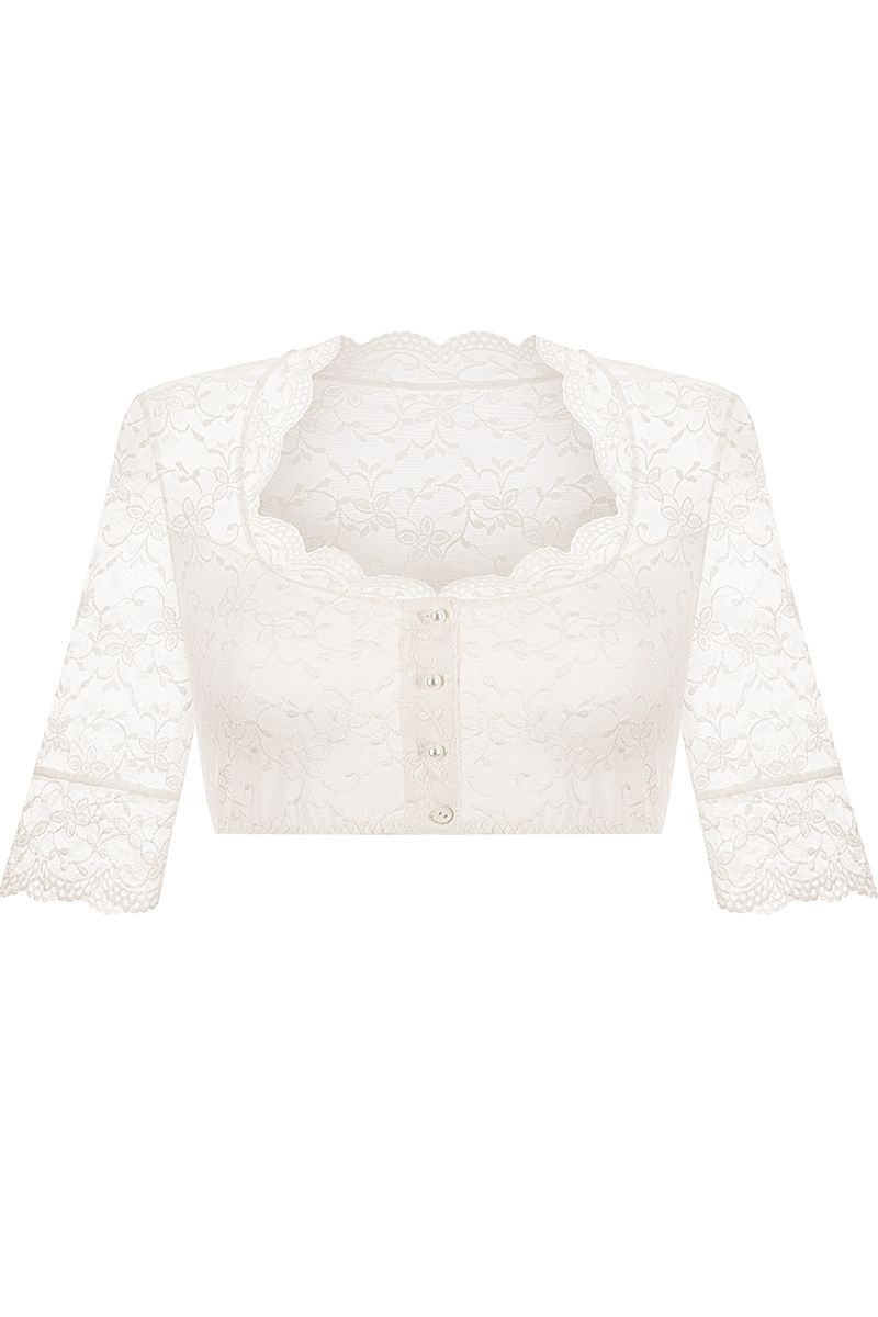 Dirndlbluse creme Stretch Kathi 012898