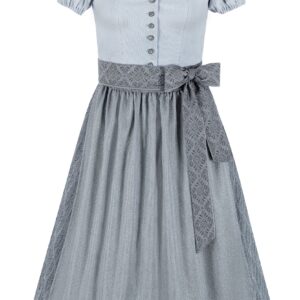 Dirndl YVONNE (70 cm) ~ blaugrau