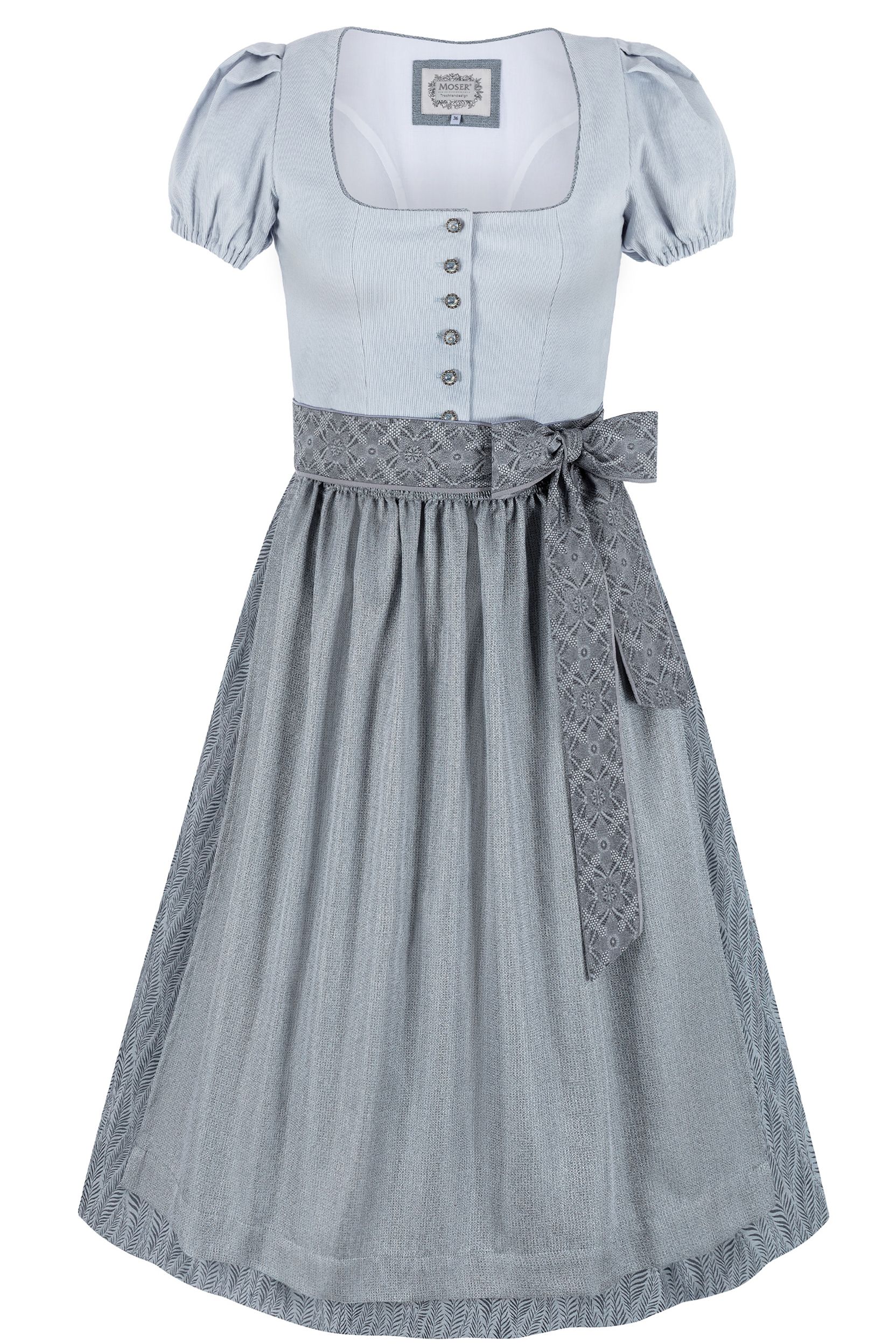 Dirndl YVONNE (70 cm) ~ blaugrau