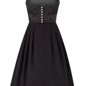 Dirndl lang 85 cm Gastro schwarz Nicki