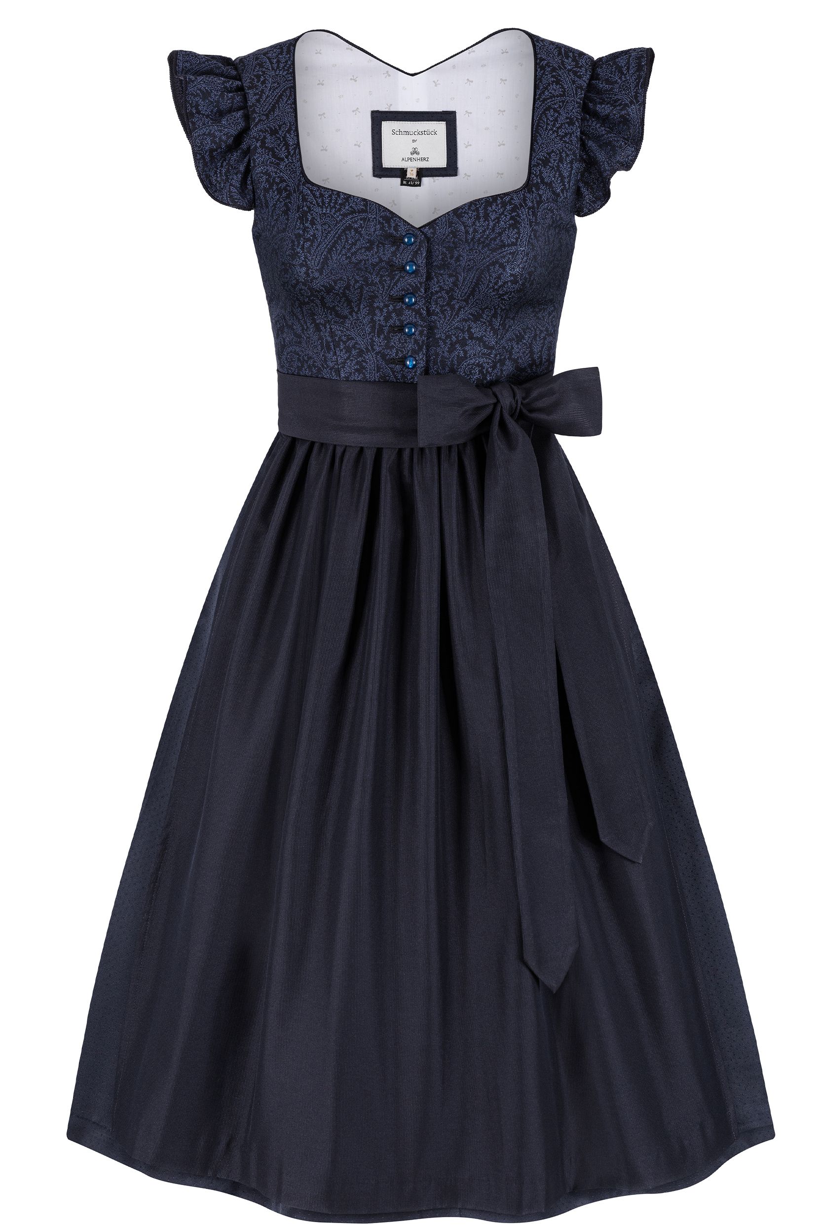Dirndl SASKIA (75 cm) ~ dunkelblau