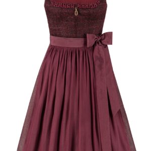 Dirndl FIONA (65 cm) ~ bordeaux
