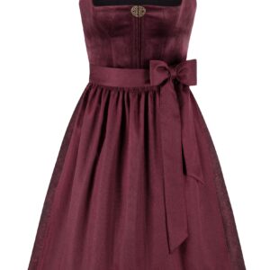 Dirndl ALMA (65 cm) ~ weinrot