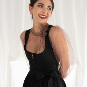 Dirndlbluse MAJA ~ braun