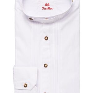 Trachtenhemd weiß SLIMFIT 112449