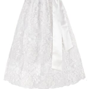 Dirndlschürze SUSAN (70 cm) ~ weiß